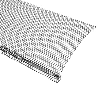 Blosail Gutter Guard - 6” x 120 ft Durable Coated Steel Micro-Mesh Leaf Gutter Protection Covers Fit K Style Gutter, Lock-in Gutter Guard, Blocks Leaves, Debris, Snow & Ice, Pack of 40, Black