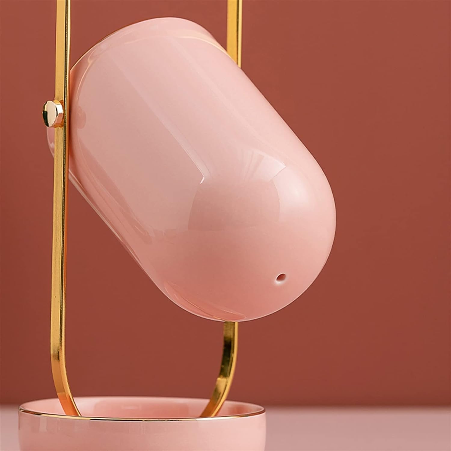 Lightweight Deluxe Ceramic Portable Utensil Holder Ceramic Fork & Key Holder - Kitchen Cabinet Pantry (Color : Brass) (Brass )