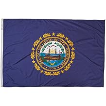 Annin Flagmakers New Hampshire State Flag USA-Made to Official State Design Specifications, 4 x 6 Feet Model 143470