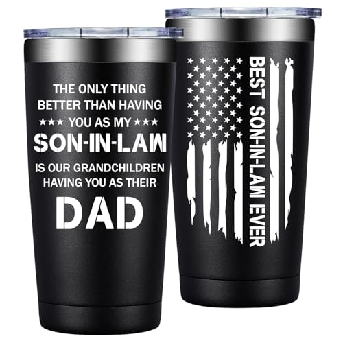 SpenMeta Son in Law Gifts from Mother in Law, Father in Law - Fathers Day Christmas...