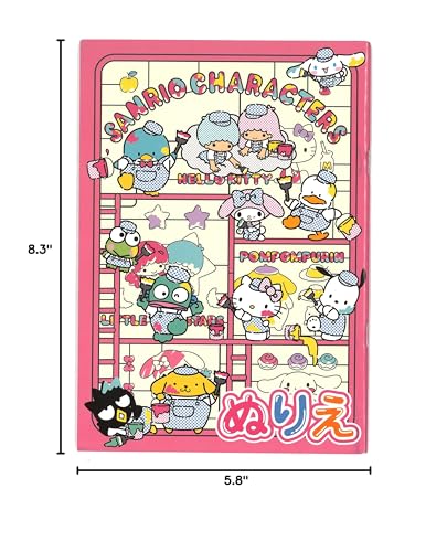 Sanrio Characters Coloring Book for Kids