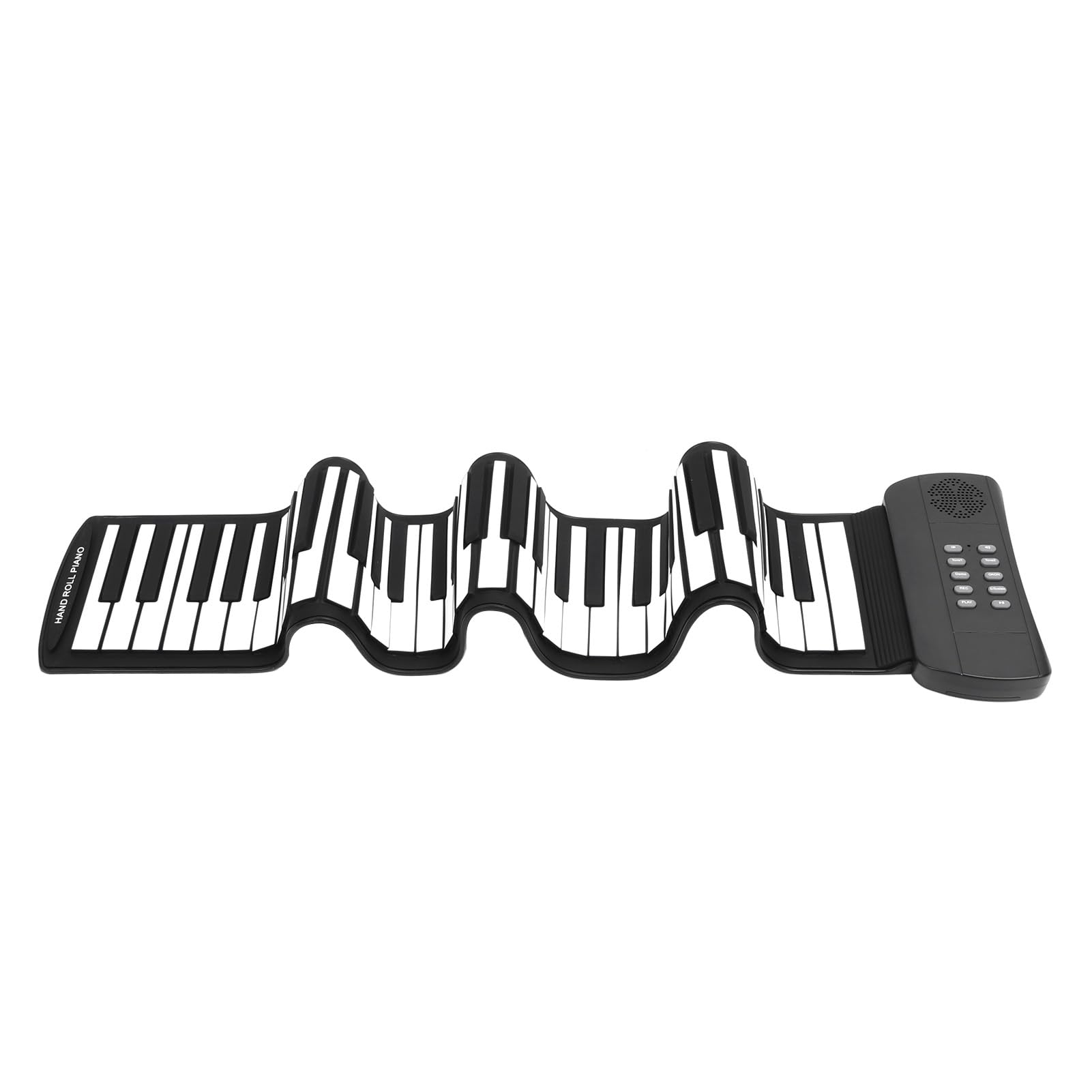 Aramox Roll Up Piano 61 Klawiszy Elektroniczna Przenośna Składana Klawiatura Ładowana Przez USB z 16 Tonami 6 Utworów Demonstracyjnych Idealny dla Dzieci Początkujący Dorośli