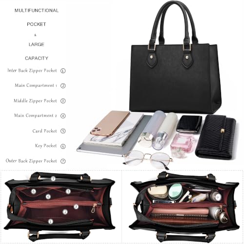 Image of CHICAROUSAL Crossbody Purses and Handbags for Women PU Leather Tote Top Handle Satchel Shoulder Bags
