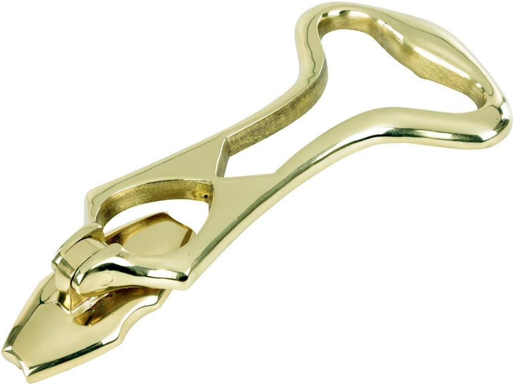 Renovators Supply Manufacturing Cast Brass Door Knockers for Front Door 8 in. Ornate Door Knocker with Mounting Hardware