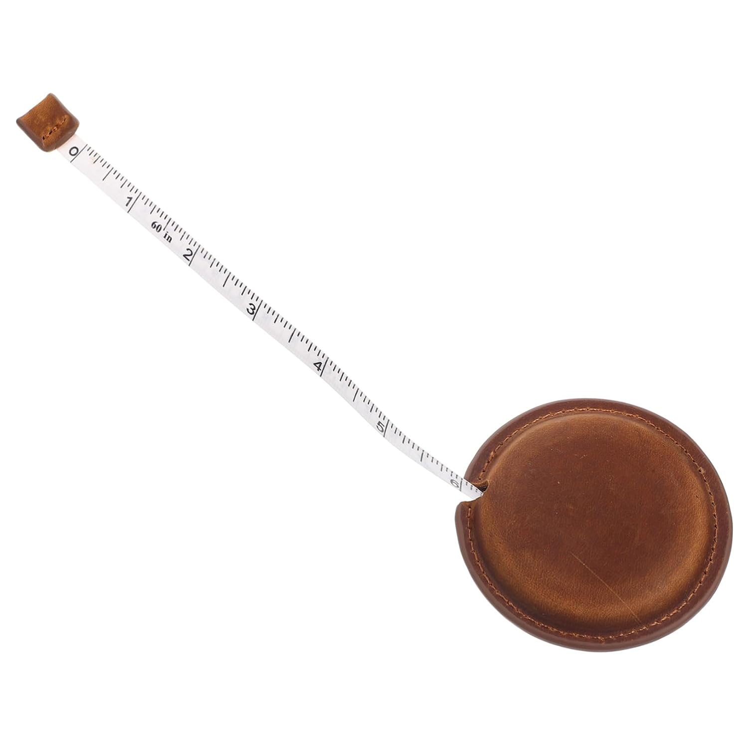 Retractable Mini Tape Measure Accurate Sewing Tool for Easy Measurements Portable Design for Home and Tailoring Use Brown