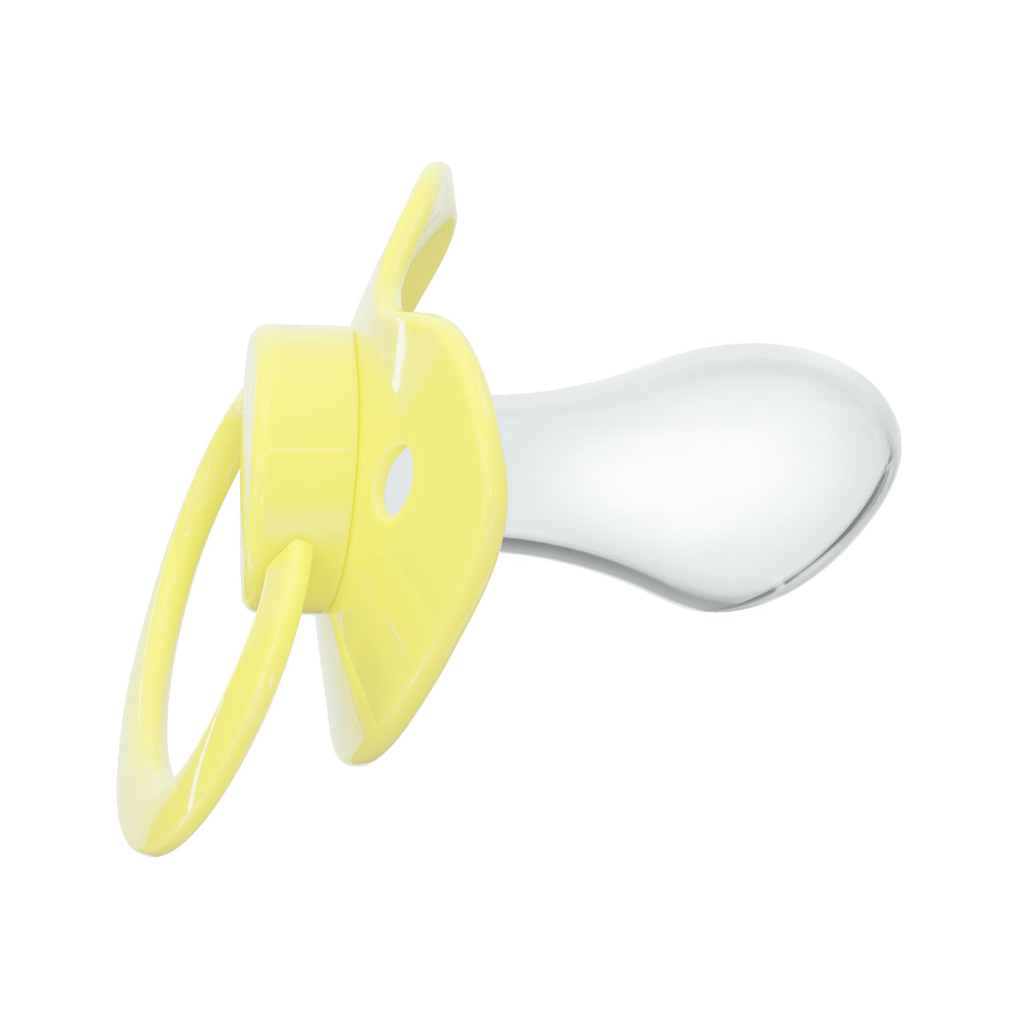 Pacifier Addict - Fixx - JUMBO Functional Adult XXL Silicone Pacifier - Size 10 (Baby Yellow)