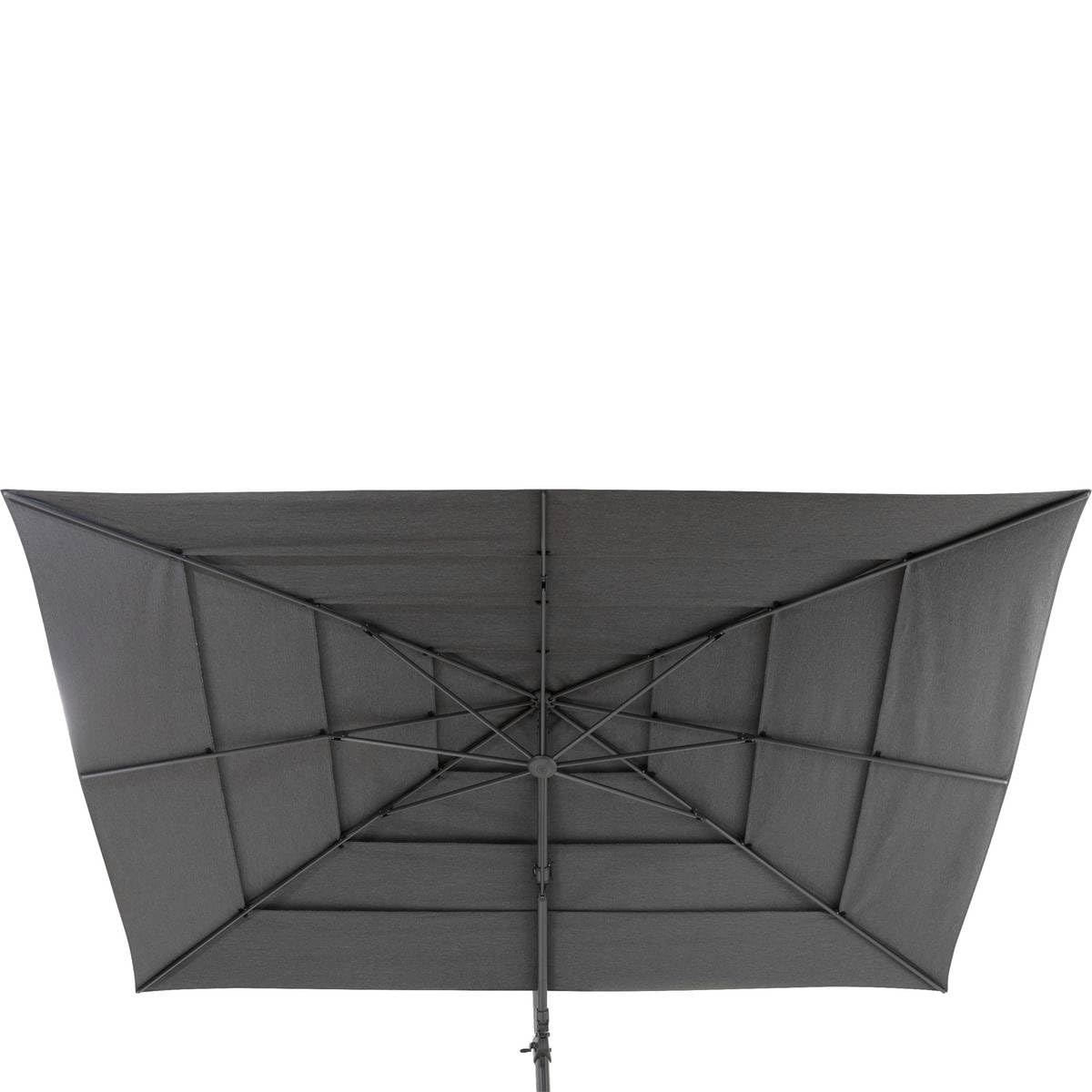 Hespéride - Toile de Parasol Melhia Multi-Toile Anthracite 4x3 m