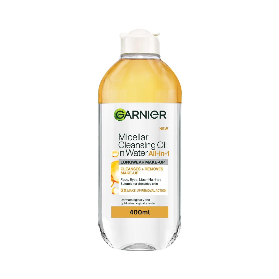 Garnier Oil Infused Micellar Cleansing Water, for Dry Skin, 400ml