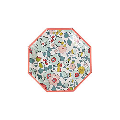 Meri Meri Liberty Betsy Canap Plates, Set of 12 Plates