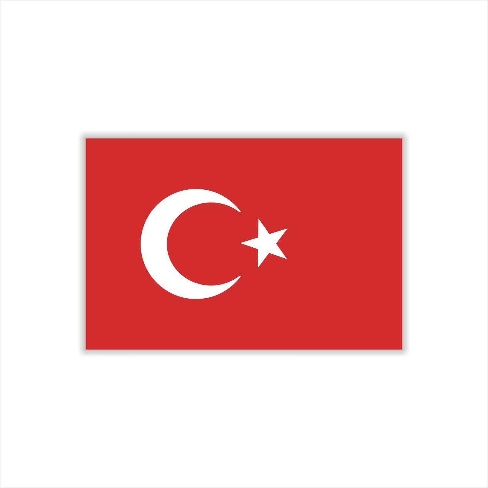 Womaha 30 Sheets Temporary Turkey Flag Tattoos for Kids Adults Fans Fake Face Tattoo Stickers, Red White