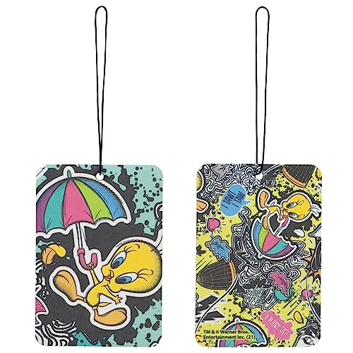 Image of Tweety Bird Sticker Collage Air Freshener 2-Pack