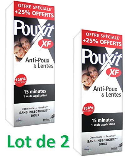 Pouxit XF Anti-Poux et Lentes 250 ml lot de 2 flacons Cover