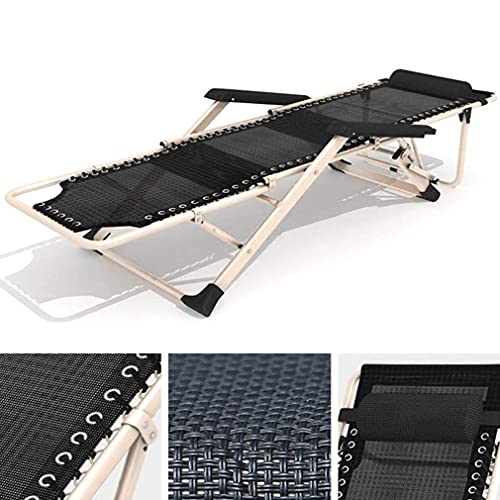 Chaise longue inclinable contre le mal de dos avec appui-tête réglable