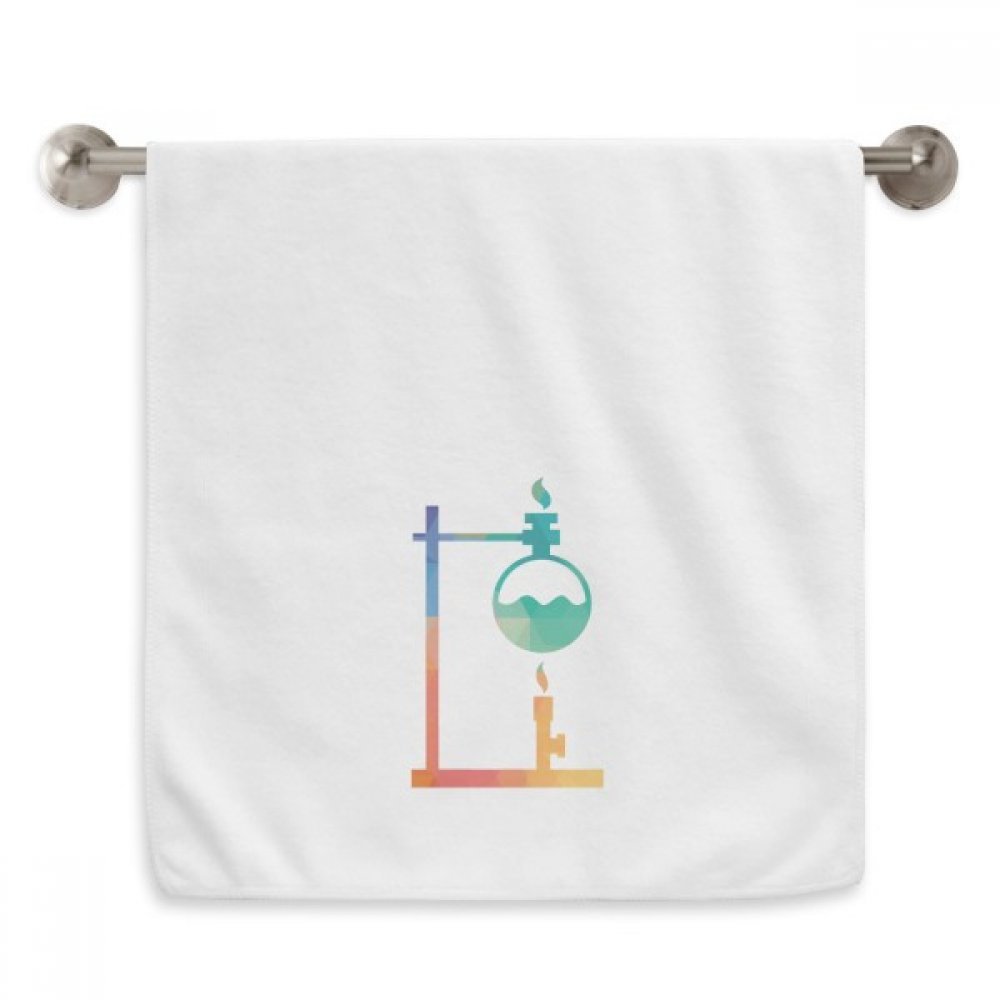 Débarbouillette fiole de chimie blanche 13x29 inch pour votre salle de bain