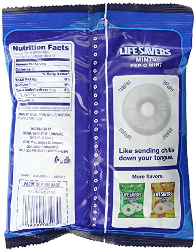 Life Savers Pep-O-Mint, 6.25-Ounce (Pack Of 12) #TOP1