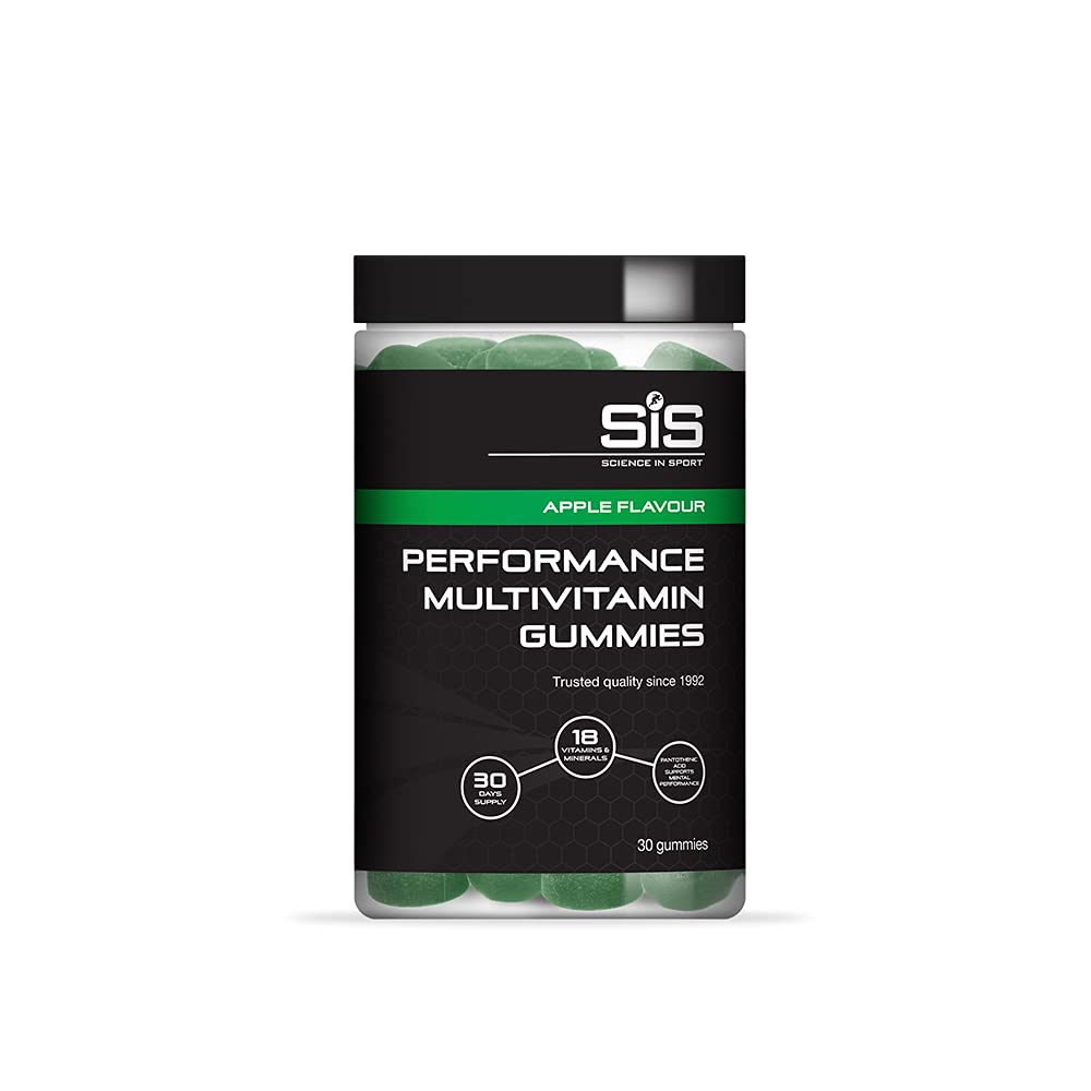 Science in Sport | Performance Multivitamin Gummies | 18 Essential Vitamins & Minerals | Immune Support | Performance & Recovery | Vegan & Low-Sugar | Apple Flavour | 30 Gummies (30 Days Supply)