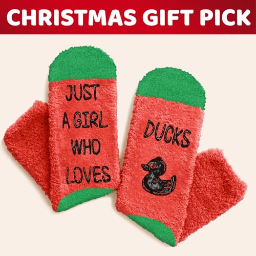 Image of HAPPYPOP Christmas Socks for Men Women - Christmas Gifts Stocking Stuffers for Teens Animals