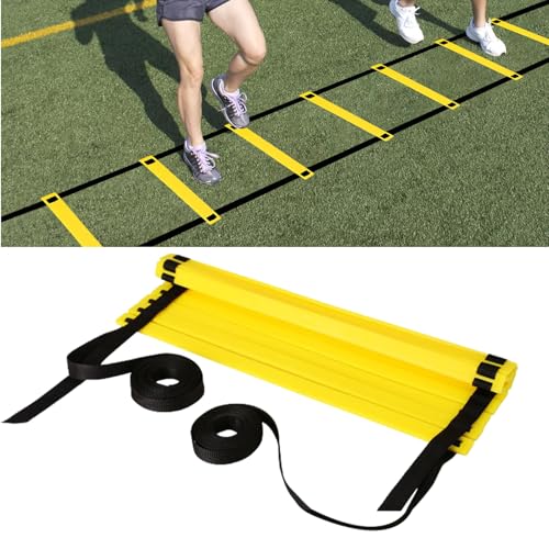 Agility Leiter, Agility Training Set, Speed Leiter, Balance -Trainingset, Fußball -Speed -Training, Fußballleiter, Agility Leiter Mit Taschen, Fußballausbildungsausrüstung Für Kinder Und Jugendlic