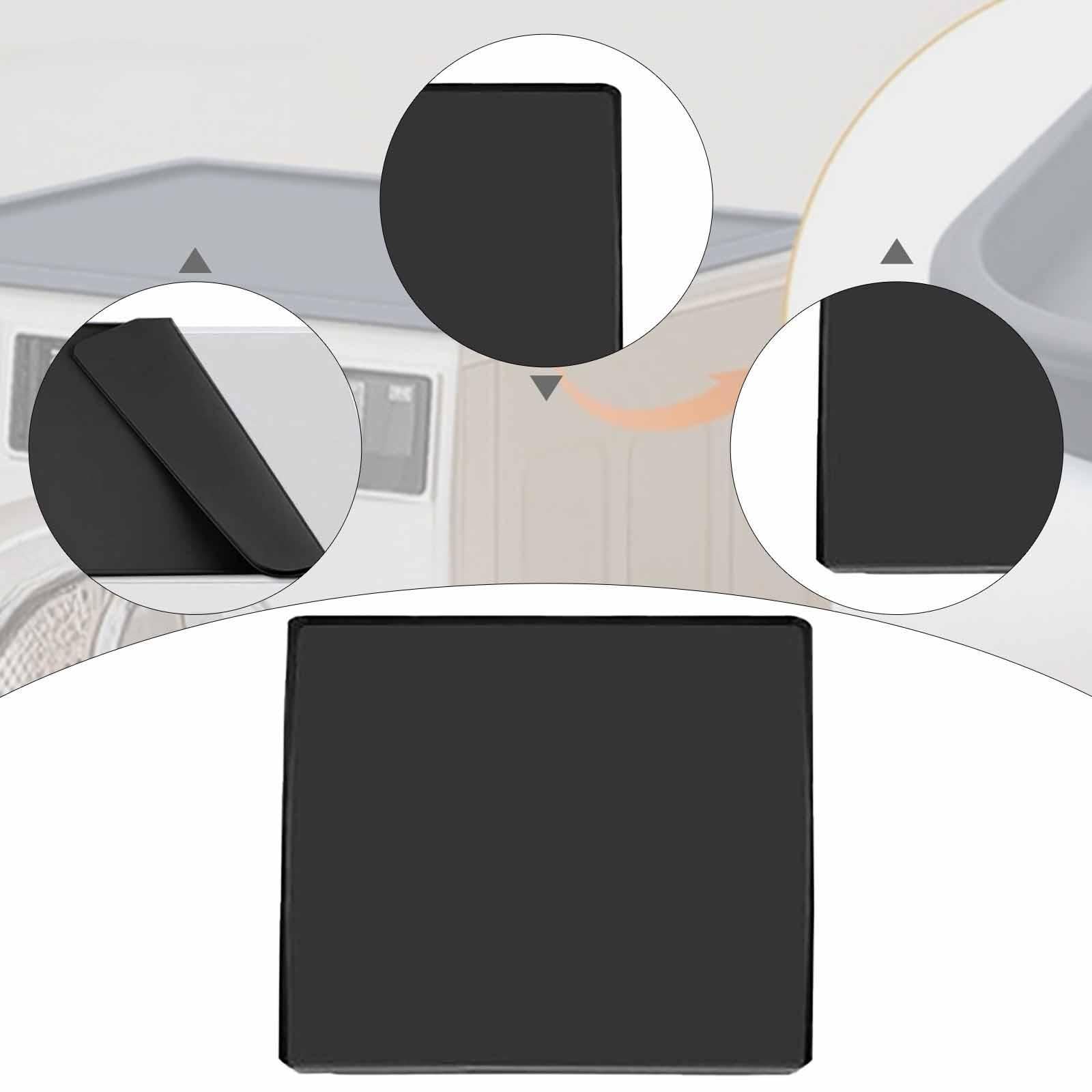 Kühlschrank Matte Silikon Kühlschrank Tropfmatte mit erhöhtem Rand, Mini Kühlschrank Tropfschale Bodenschutz wiederverwendbar für Waschmaschine, Trockner, Weinschrank, Grau 65 x 60 cm