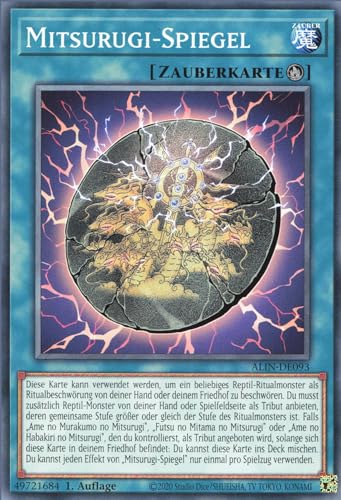 Mitsurugi-Spiegel ALIN-DE093 Common Deutsch Boosterfrisch 1. Auflage - Alliance Insight - mit ReCollectibles-Versandschutz - für Yu-Gi-Oh!
