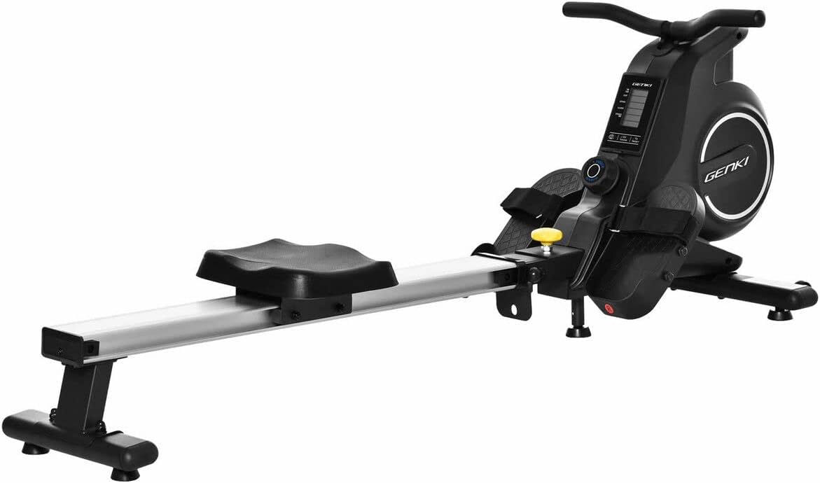 Genki Rowing Machine Foldable Rower Exercise 8 Levels