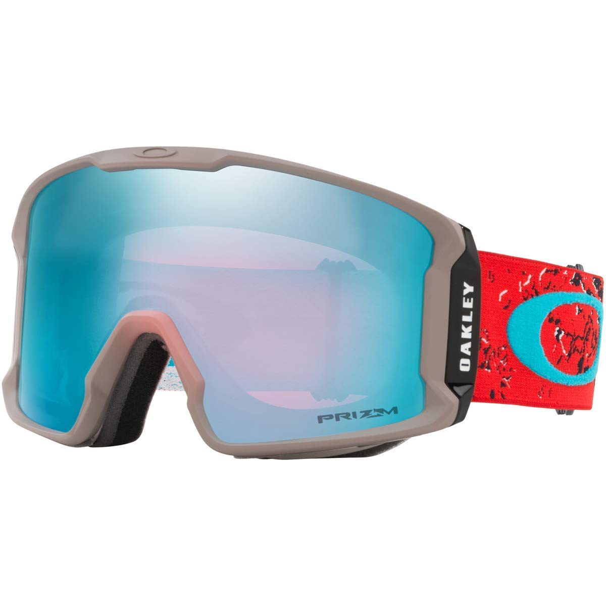 Oakley Line Miner Snow Goggle, Arctic Fracture Red Sea, Large