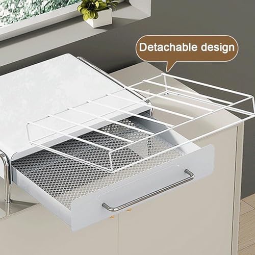 Coffee Capsule Holder with Sliding Drawer & Mesh Panel - Space-Saving Storage Organizer for Efficient Kitchen - Easy Access to Coffee Pods, Compatible with Most Brands