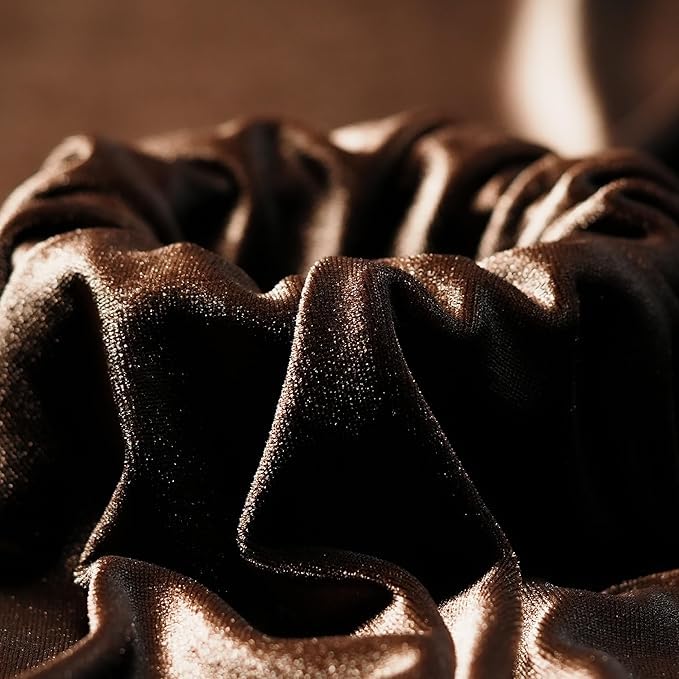 Image of Amazon Brand - Umi 3 Mtr Multi Purpose Velvet Fabric Cloth for Decoration, Trousseau Packing, Party Hall, Bouquet, Gift Packing, Decor, Pooja Room (3 Mtr, Coffee), Solid