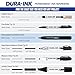 Markal Dura-Ink 20 Fine-Line Retractable Permanent Ink Marker, Versatile Surface Compatibility, Bold Mark Size 1.15”, Black