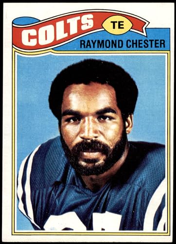 1977 Topps #351 Raymond Chester Baltimore Colts (Football Card) EX Colts Morgan St