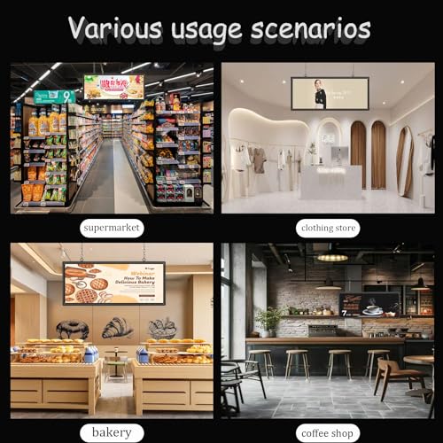 Image of P6 Programmable LED Sign 40 inchx18 inch Outdoor Digital Display Board with Custom Scrolling Text,Electronic Message Board for Business Advertising, Waterproof Marquee Ticker