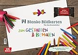 LIEFERUMFANG: Im Lieferumfang sind 14 Bögen blanko Postkartenkarton holzfrei, säurefrei, chlorfrei und 1 Vorhangkarte und methodische Tipps enthalten.