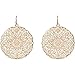 Heirloom Finds Elegant Filigree Earrings Crystal and Gold Tone Antique Look