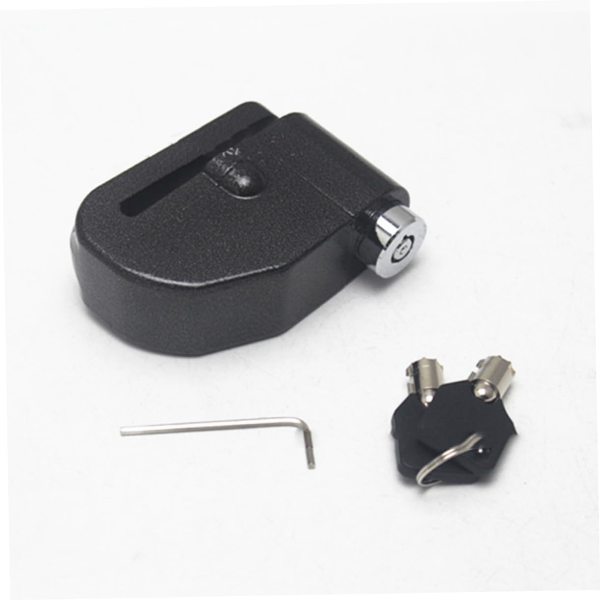 FUNOMOCYA Motorcycle Disc Brake Lock with Alarm Pin Theft Security Lock for Bikes Scooters Weather Resistant Easy to Use Wide Application