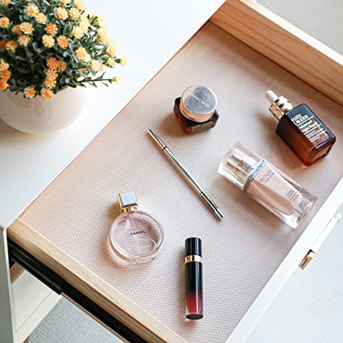 Hersvin Shelf Liners 24 In X 20 Ft Eva Drawer Mats, Non-Adhesive Cupboard Pad, Kitchen Cabinet Lining Fridge Cushion (Transparent Diamond, 61X610Cm) #TOP4