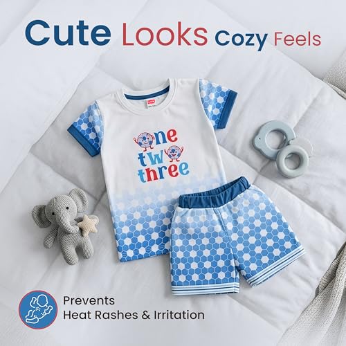 Image of LuvLap Baby Boys Full Sleeve Sweatshirt & Pyjama