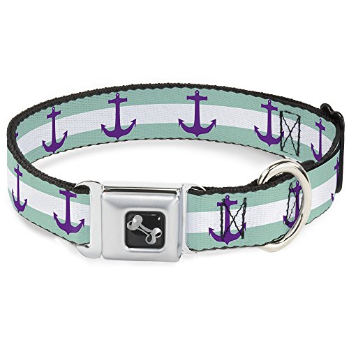 Collier de chien ceinture de sécurité Buckle Down marine M