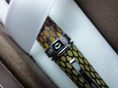 Image of Cross Executive Style Genuine Textures and Diamondback Leather Italian Leather Ball Pen. Imagine a Leather Pen from Cross Stable.