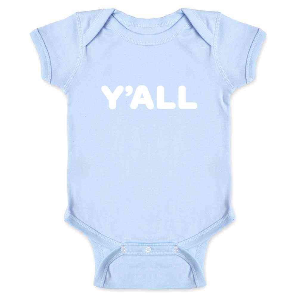 Funny Southern Classic Saying Quote Infant Bodysuit for Babies Light Blue 6M