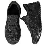 [STRDEOUT] メンズ ウォーキングシューズ 紐なしスニーカー Hands Free スニーカー 歩きやすい靴 脱ぎ履きしやすい 素足 夏 室内 通気性 立ち仕事 ブラックグレー 24.5 cm
