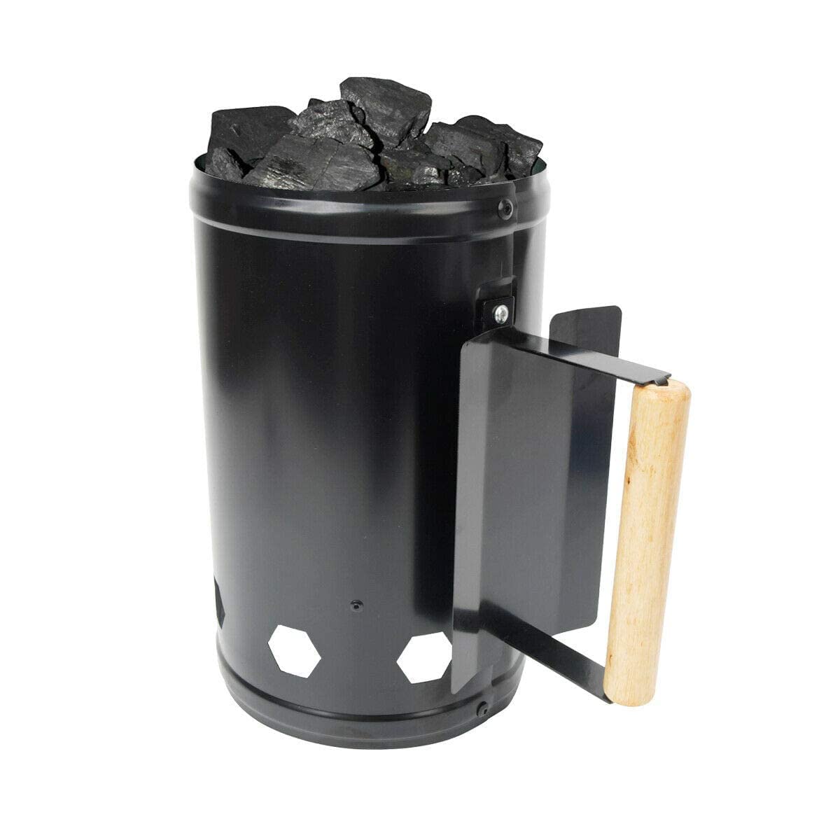 Harions Charcoal Chimney Starter BBQ Grill Quick Start Lighter Burner  Charcoal Starters Firewood Charcoal Lighter Coal Starter BBQ Barrel Rapid  Fire