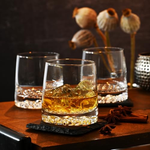 Image of KROSNO Whisky Set Decanter 32.1 oz & 6 x 10.1 oz Glasses, Fjord Collection