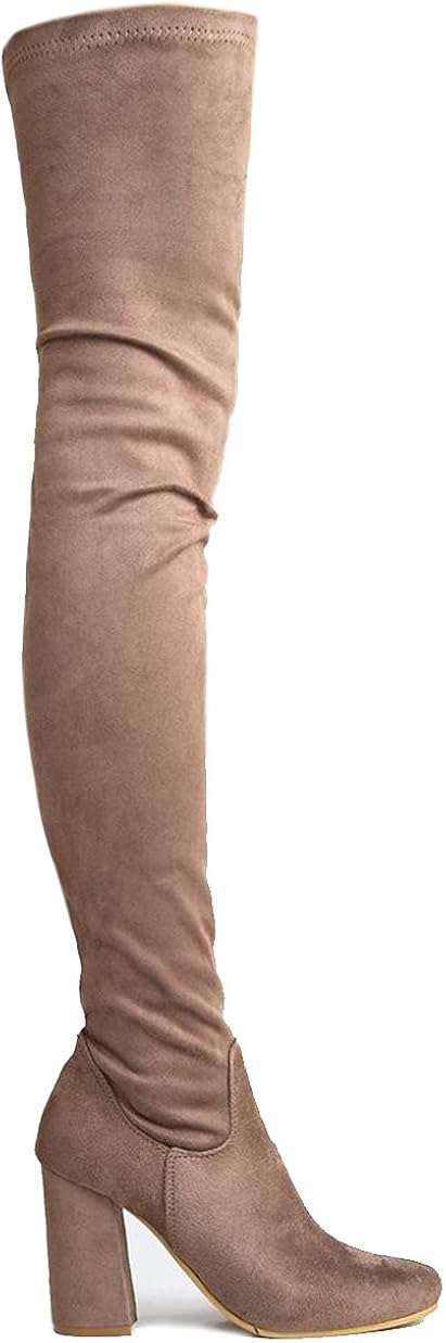 Buy J. Adams Chunky Heel Stretchy Thigh 