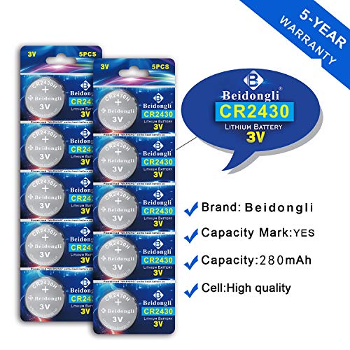 CR2430 3V lithium knoopcellen CR 2430 batterijen 20 stuks 【5 jaar garantie 】 (2430-20) - Image 7