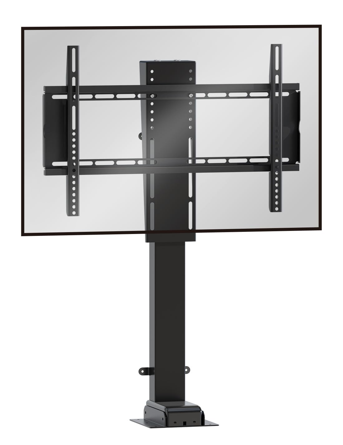 DIHOOL TV Elettrico con telecomando per 60-75 pollici Max 100kg TV stand regolabile in altezza (altezza: 710-1610MM)