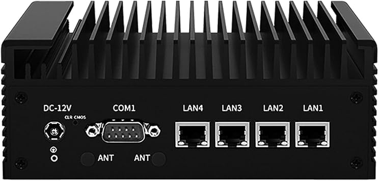 Alder Lake N100 Quad Core Firewall Micro Appliance Mini PC Router with DDR5 8G RAM 128G SSD 4*i226-V RJ45 Port AES-NI