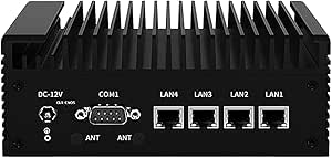 HSIPC Alder Lake N100 Firewall Micro Appliance, Mini PC, Nano PC, Router PC, 4*i226-V RJ45 Port AES-NI