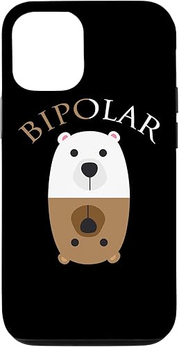 iPhone 15 Pro Bipolar  Bonita funda de regalo de oso polar para trastorno mental