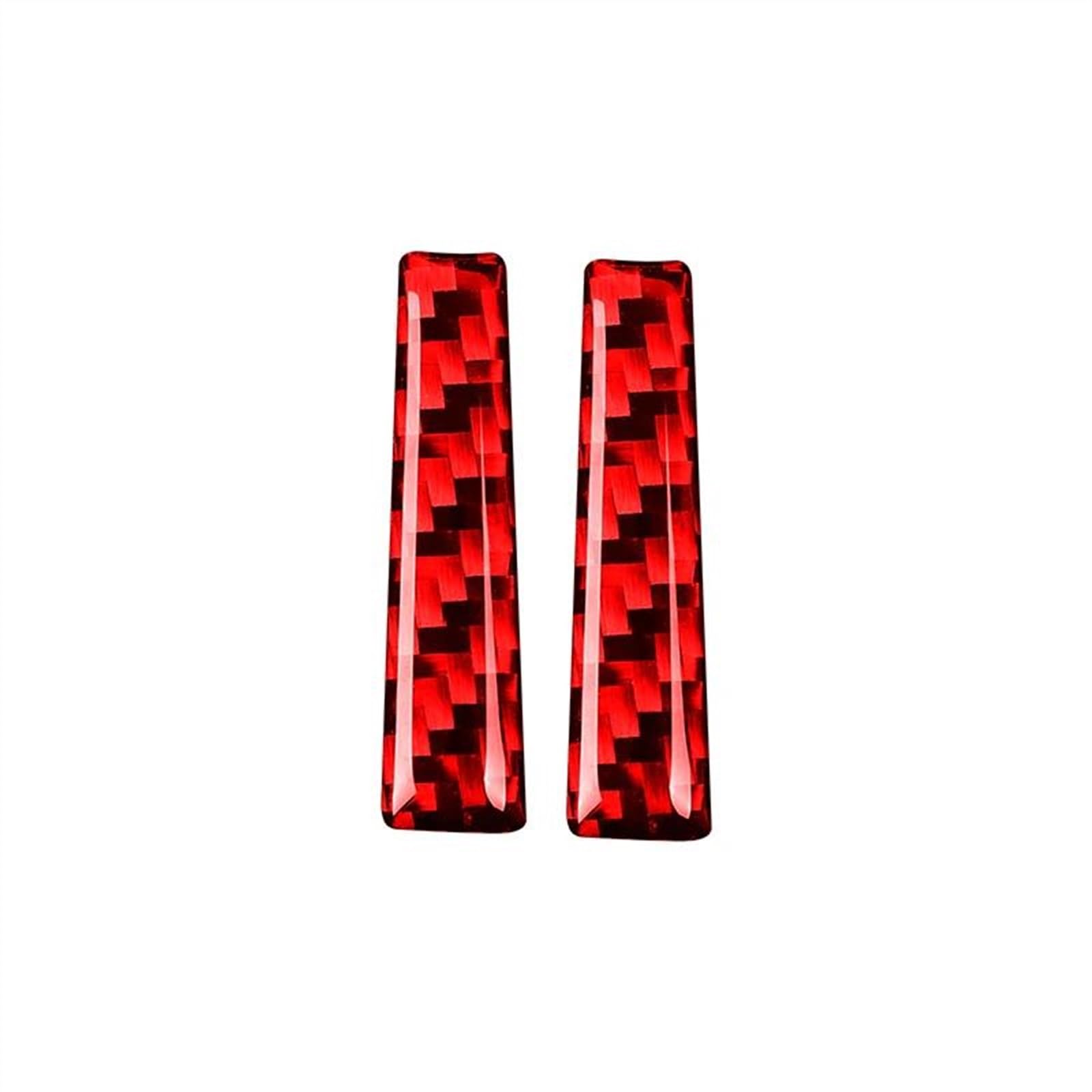 Piwine Rosso Gear Lever Both Sides Trim Cover Sticker Decal For Ford For Mustang Gt 2015-2021 Car Decoration Interior Accessories