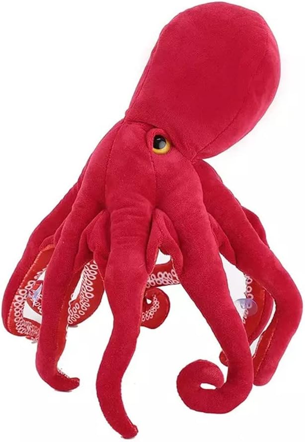 Redsimulation Octopus Plush Toy, Soft Fish Cushion Pillow Octopus Plush Toy, Underwater Squid Doll Pillow Family Decoration Gift Children Plush Animal Toys (47 inches)